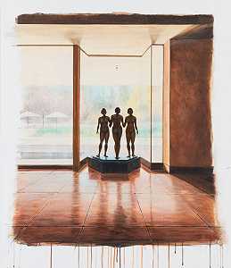 洛杉矶博物馆大堂（2020） by Peter Waite
