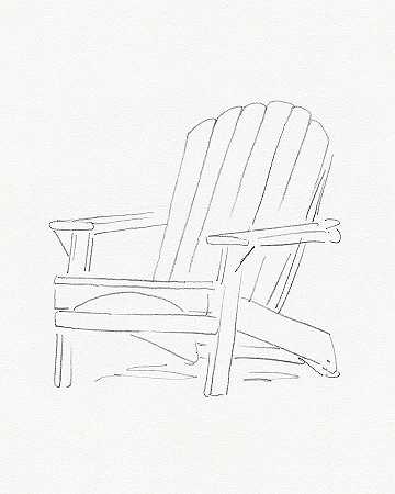阿迪朗达克椅子草图2 – 4800×6000px