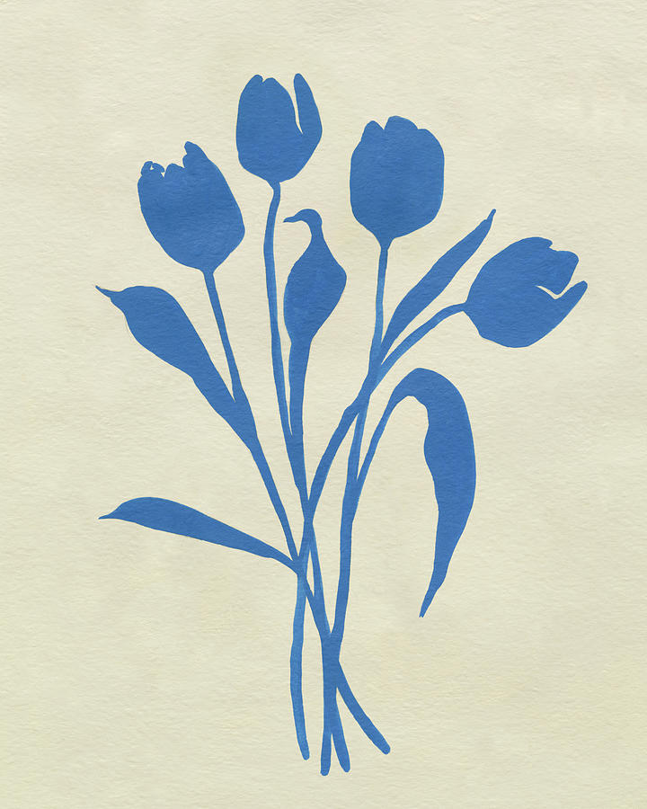 蓝色郁金香I – 4800×6000px