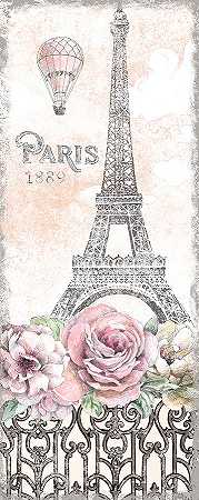 巴黎玫瑰第八小组 – 2399×5999px