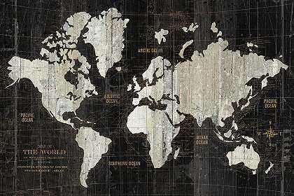 旧世界地图黑色 – 10800×7200px
