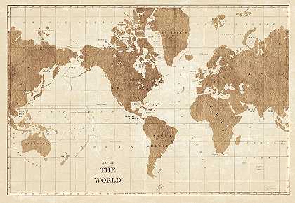 世界地图乌贼无言 – 7200×4983px