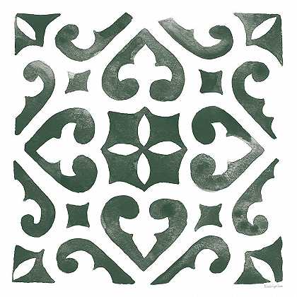 安达卢西亚瓷砖I松绿 – 7500×7500px