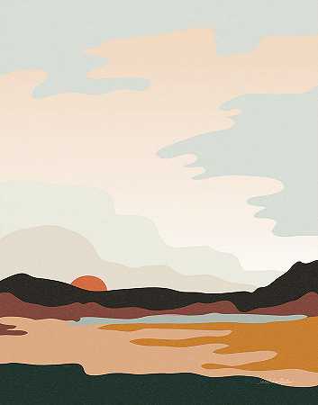 波荷山脉与山谷IIi – 6600×8400px