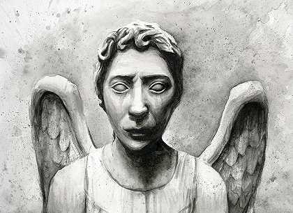 哭泣的天使不要眨眼迷恋艺术的医生 – 9471×6914px