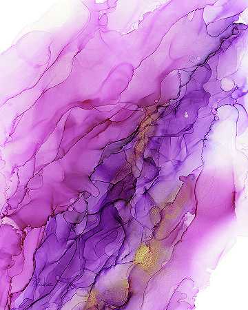 紫水晶抽象墨水 – 6489×8111px