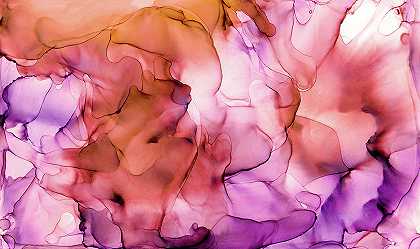 抽象花瓣水墨画 – 10824×6423px