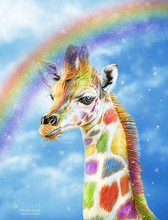 彩虹长颈鹿 – 5685×7422px