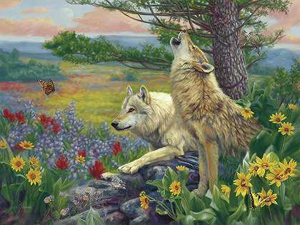 春天的狼 – 7200×5400px