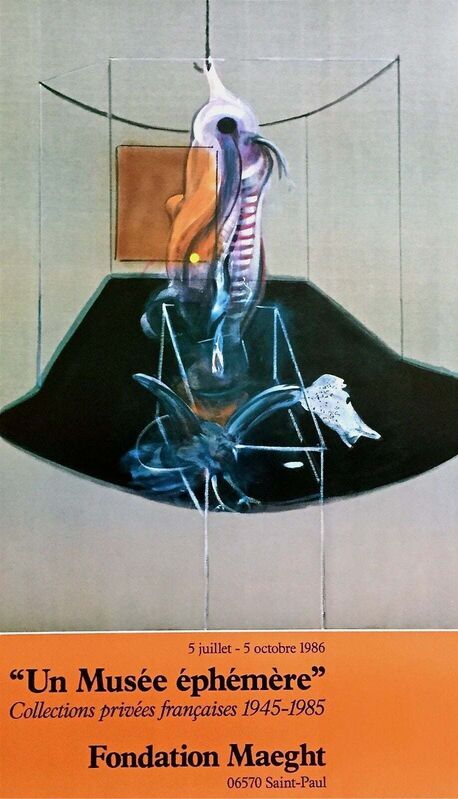 LeBoef，1986原创基金会展览海报（1986）， by Francis Bacon