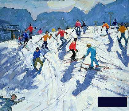 繁忙的滑雪场 -安德鲁·马卡拉- 4673×4026px ✺