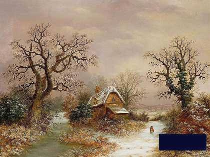 雪地里的小红帽 -查尔斯·利弗- 5133×3851px ✺