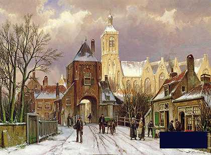 阿姆斯特丹的冬季景色 -威廉饼干- 5368×3960px ✺