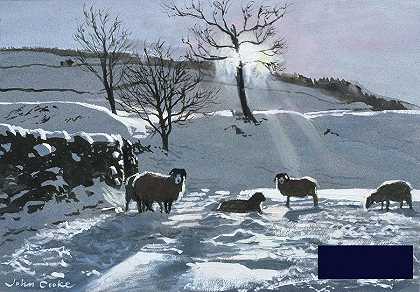 丹代尔冬日下午 -约翰库克- 5481×3815px ✺