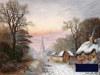 冬季景观 -查尔斯·利弗- 5640×4200px ✺