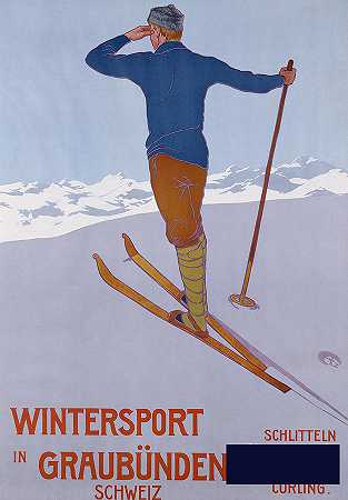 1906年，格劳本登的冬季运动 -瓦尔特·柯赫- 3442×4948px ✺