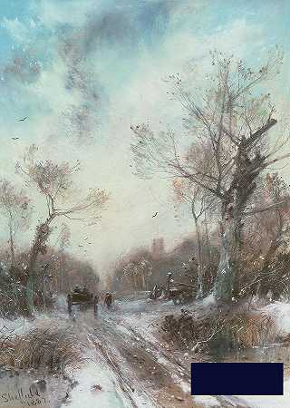 冬季景观 -乔治·谢菲尔德- 3896×5464px ✺