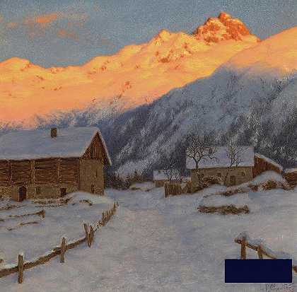 山上的黄昏 -伊万·费多罗维奇·乔尔茨- 3192×3148px ✺