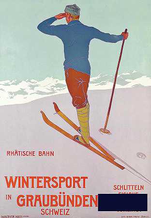 1906年，格劳本登的冬季运动 -瓦尔特·柯赫- 2144×3092px ✺