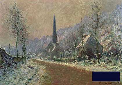 1893年冬天的朱佛斯教堂 -克劳德·莫内- 6608×4656px ✺