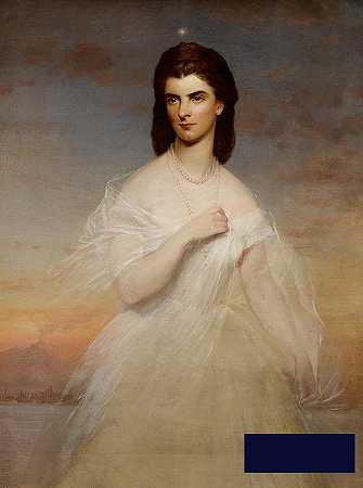 那不勒斯玛丽亚·索菲亚女王肖像 -弗朗兹·克萨韦尔·温特哈尔特- 4232×5680px ✺