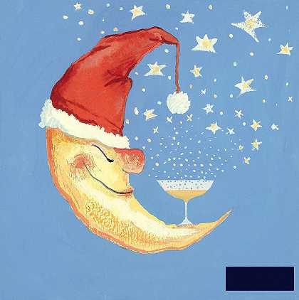 泡沫圣诞月亮 -戴维·库克- 4611×4640px ✺