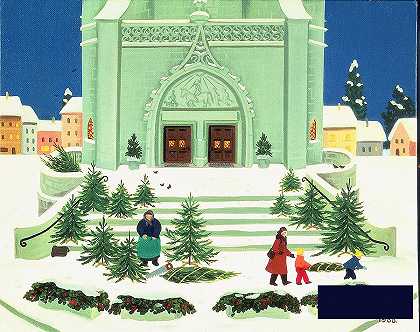 圣诞树销售，1988年 -马格多尔纳班- 5095×4036px ✺