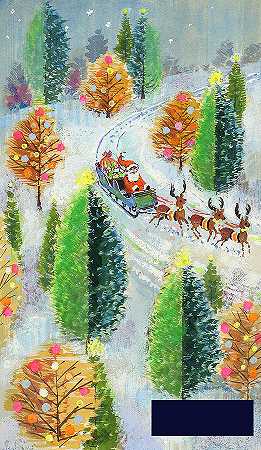 圣诞老人的雪橇 -戴维·库克- 3256×5608px ✺