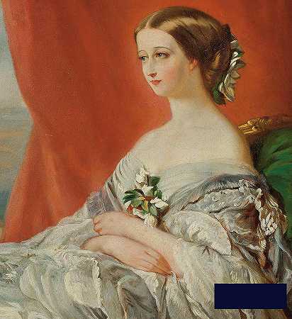 尤金妮皇后画像 -弗朗兹·克萨韦尔·温特哈尔特- 2148×2344px ✺
