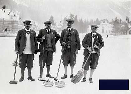 1924年冬奥会法国夏蒙尼冰壶 -法国学校- 3055×2205px ✺