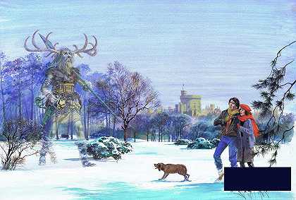 猎人赫恩出现在温莎大公园 -安德鲁·豪特- 5479×3706px ✺