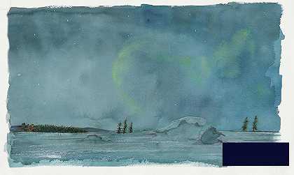 北极光夜曲 -马德琳·弗洛伊德- 6603×3960px ✺