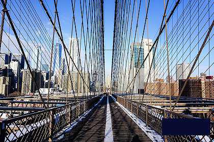 纽约布鲁克林大桥曼哈顿照片 -欧洲学派- 6000×4000px ✺
