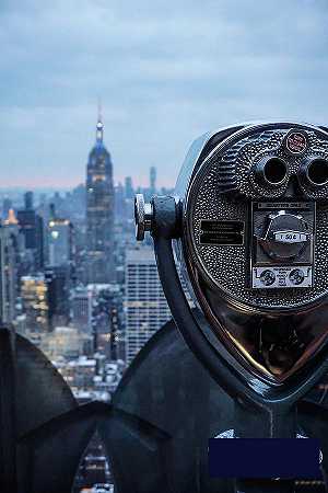 岩石观景台顶部，洛克菲勒中心，纽约市照片 -欧洲学派- 3947×5920px ✺