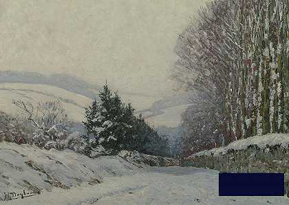 冬季景观 -亨利·德格卢姆- 6648×4724px ✺