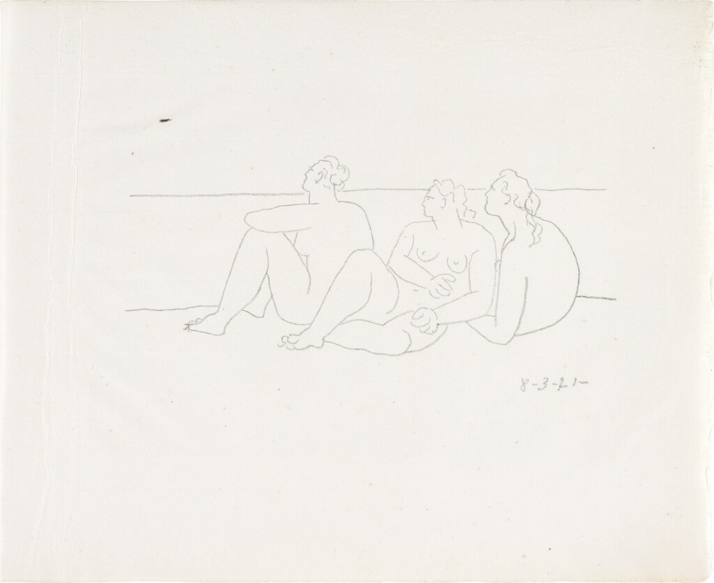 海滩上，II（三个裸体）（Bloch 43，见Cramer Books 10） – 毕加索