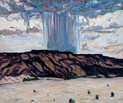 新墨西哥州Black Mesa的暴雨 -Allen Tucker- 19304×16226px ✺