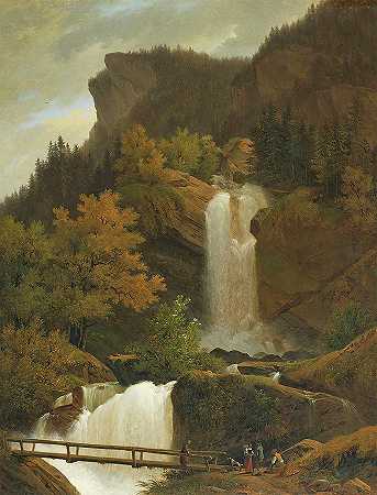 Brienz附近的Wandel瀑布 -Francois Diday- 14950×19600px ✺