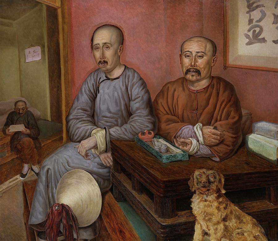 中国商人 -Carl Peter Mazer- 18200×15752px ✺