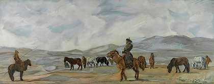 蒙古骑兵 -Alexander Kayovlev- 22000×8723px ✺