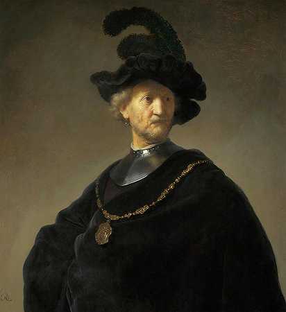 戴金链的老人 -Rembrandt van Rign- 16684×18200px ✺