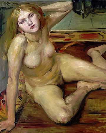 地毯上的裸体女孩 -Lovis Corinth- 14788×18464px ✺