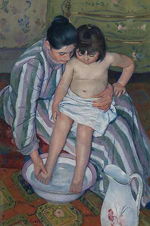 孩子的浴室 -Mary Cassatt- 12074×18200px ✺