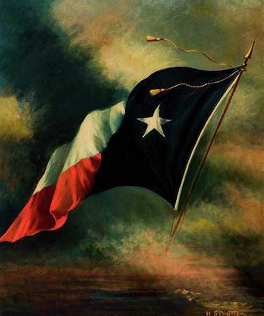 德克萨斯州国旗 -Harco Schutter- 15922×19066px ✺