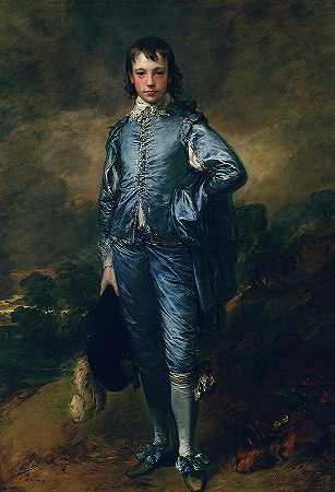 蓝色男孩 -Thomas Gainsborough- 13588×19900px ✺