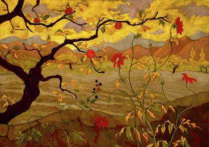 红果苹果树 -Paul Ranson- 19900×13992px ✺