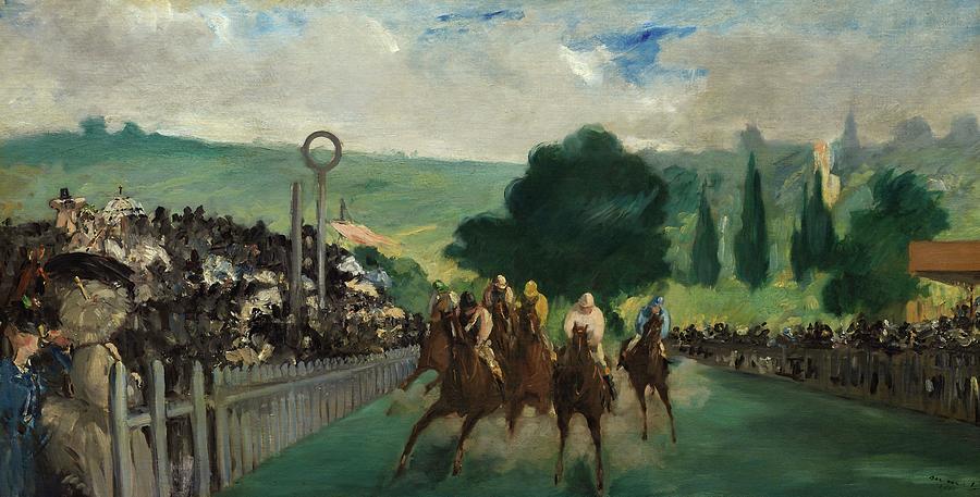 朗尚赛马会 -Edouard Manet- 20000×10146px ✺