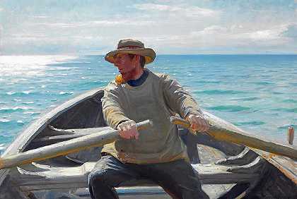 渔民划船 -Michael Ancher- 19900×13379px ✺