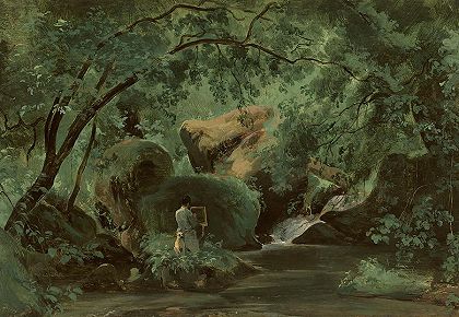 森林内部，画家Civita Castellena -Andre Giroux- 19900×13781px ✺
