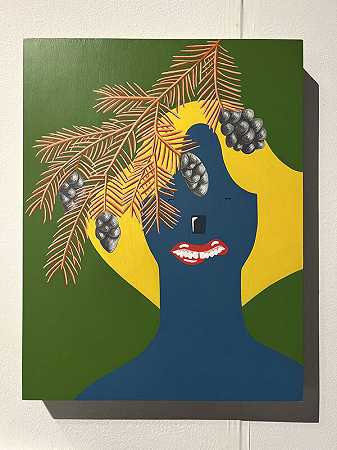 沼泽系列（松树），2022年 by Chris Fallon
